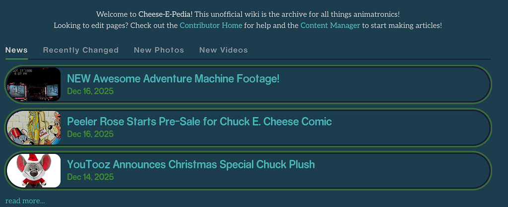 CEP Homepage & Compiling Improvements